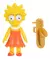 Lisa 07 cm. - The simpsons - Jakks Pacific - comprar online