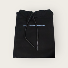 SUDADERA OFF WHITE NEGRA/AZUL - comprar en línea