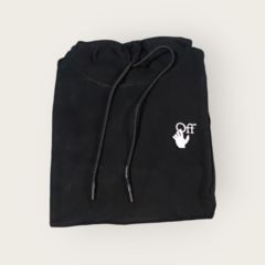 SUDADERA OFF WHITE NEGRA/ROSA/NARANJA - comprar en línea