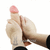 Dildo / Consolador con Testículos Vertebrado con Sopapa Flexible con Piel Extensible - comprar online