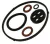 Kit de reparación de carburador para reemplaza Honda GX240 GX270 GX340 GX390