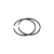 Anillo pistón para Sthil Ms260, Ms261, Ms271, 44.7mm x 1.2mm (2 pzas)