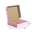 Caixa envio colorida rosa 23x18x4 - comprar online