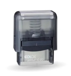 Colop C20 Base Transparente - 14x38mm - CarinTec Distribuidora de Carimbos