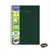 Cuaderno A4 3 Sol Green Rideo Rayado Verde Oscuro - comprar online