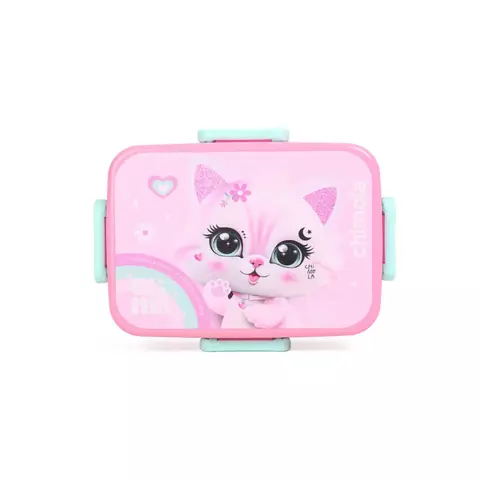 Lunchera Chimola Gatito Rosa