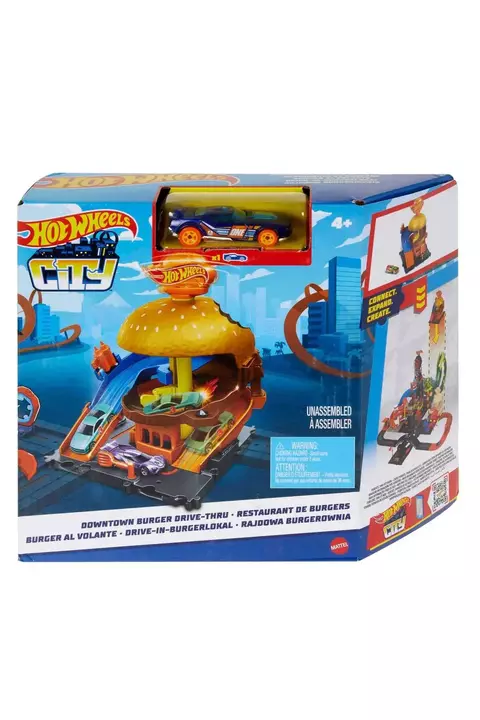 Hot Wheels City "Autoservicio de Hamburguesa"