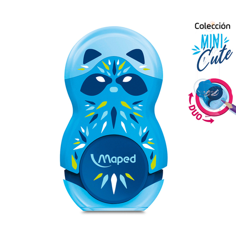 Goma y Sacapuntas Mini Cute Maped