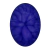 Media Perla Poliester Azul 18*25Mm Oval Bag Por 500 Unidades