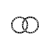 Acrilico 45Mm 2 Agujeros Bag Por 100 - comprar online