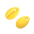 Mostacillas Para Artesanias Caracoles Color Amarillo Bag X 1 Kilo Piezas Plasticas