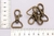 Base Llavero Bronce 31*15Mm Sin Argolla Bag X 500 Unidades