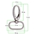 Base De Llavero Nickel 42X26Mm Bag Por 100 Unidades - comprar online
