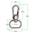 Base De Llavero Nickel 34,5X18Mm Bag Por 100 Unidades - comprar online