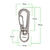 Base De Llavero Nickel 13X36Mm Bag Por 100 Unidades - comprar online