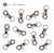 Base De Llavero Nickel 37X16,5Mm Bag Por 100 Unidades en internet