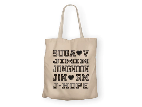 Ecobag BTS Nomes