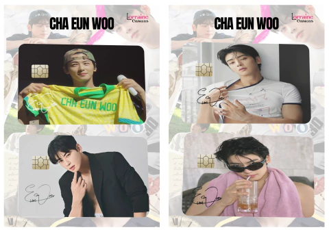 Adesivo Cartão Dorama Cha Eun Woo 1