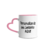 Caneca Branca Alça De Coração E Interior Rosa Personalize Do Seu Jeitinho Aqui