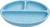 Prato em silicone com ventosa - Azul - loja online