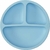 Prato em silicone com ventosa - Azul