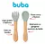 Kit Talher Em Silicone E Bambu -Buba -Verde na internet