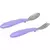 Kit Talheres Infantil Bubazoo Em Inox Buba - Roxo - comprar online