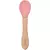 Colher de Treinamento Clingo Bambu e Silicone - Rosa