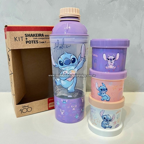 Kit Shakeira+ 3 Potes Enroscável- Stitch