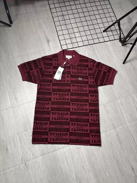 Polo Lacoste Sport Tennis (Vinho)