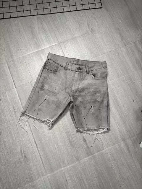 Bermuda Jeans Jogador Cinza
