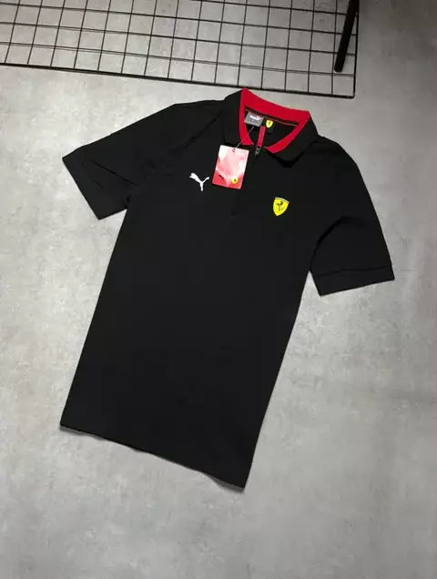 Polo Puma X Ferrari Motorsport (Zíper Metal) (Preta)