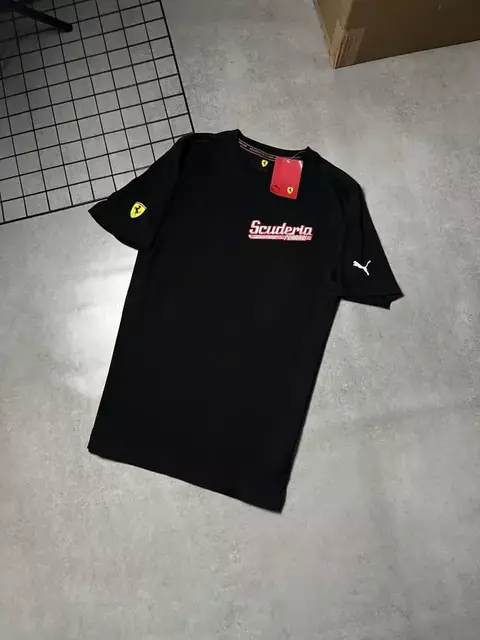 Camiseta Puma X Ferrari Motorsport Scuderia (Preta)