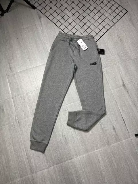 Calça Moletom Puma Essencials (Cinza)