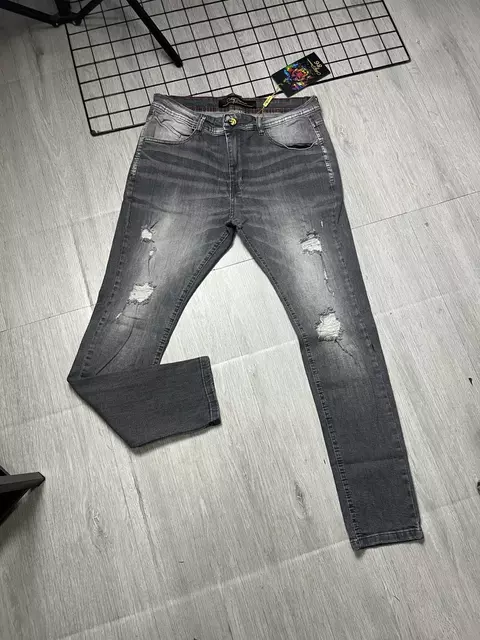 Calça Jeans Jogador Cinza (2500302)