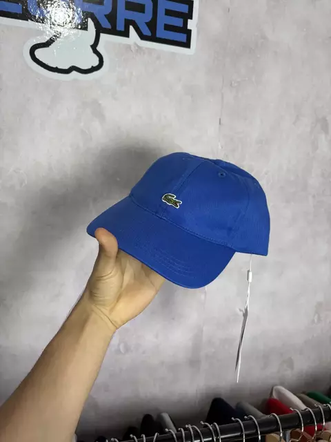 Bone Lacoste Mini Croc (Azul Royal)