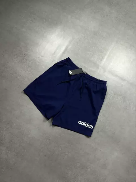 Bermuda Adidas Letreiro (Azul Marinho)