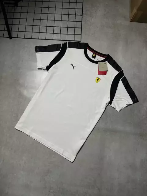 Camiseta Puma X Ferrari Motorsport (Branca)