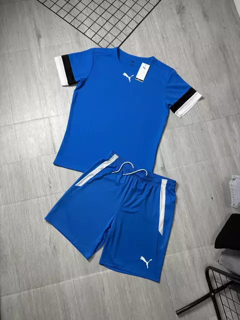 Kit Puma Academy Dri-Fit (Azul)