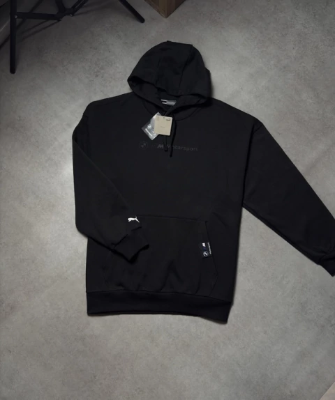 Moletom Puma X BMW Motorsport Central Logo (All Black)