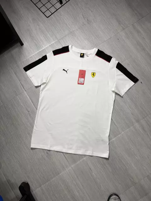 Camiseta Puma Ferrari MotorSport (Branca)