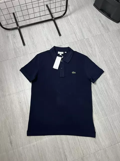 Polo Lacoste Slim (Azul marinho)