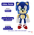 Bonecos Pelúcia Super Sonic Hedgehog Presente na internet