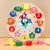Brinquedo De Madeira Montessori Relógio Pinguim Aprendizagem - comprar online