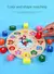 Brinquedo De Madeira Montessori Relógio Pinguim Aprendizagem - loja online