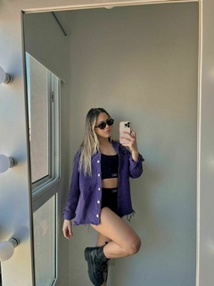 Camisaco Morado en internet