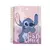 Caderno Smart Colegial Com Folhas Reposicionáveis - Stitch - Ref. 4668 - Disney Original - 1 unidade - DAC