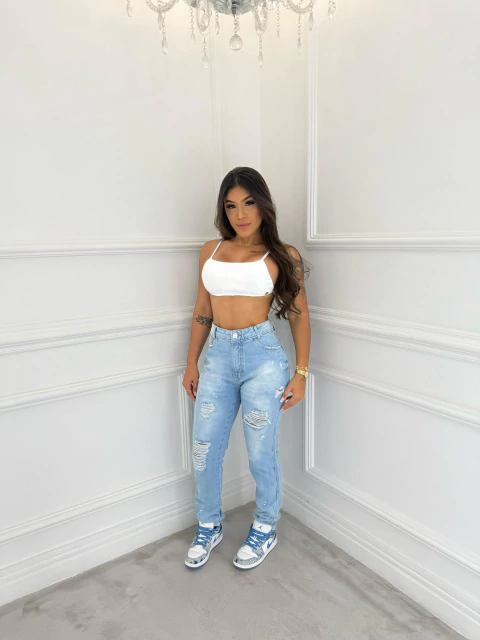 CALÇA MOM REF. SF517 BLESSMIH