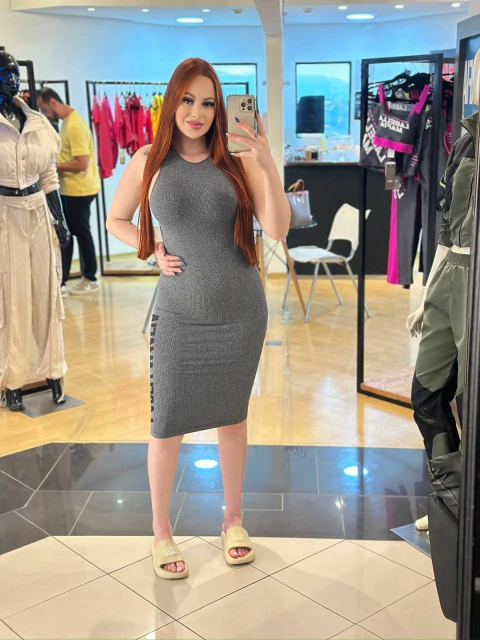 VESTIDO SEAMLESS 32334 MESCLA TAM U LABELLAMAFIA