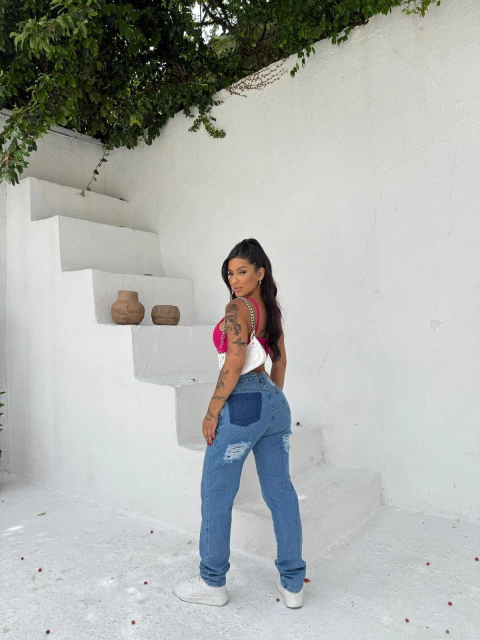 CALÇA MOM REF. ZEF780 BLESSMIH